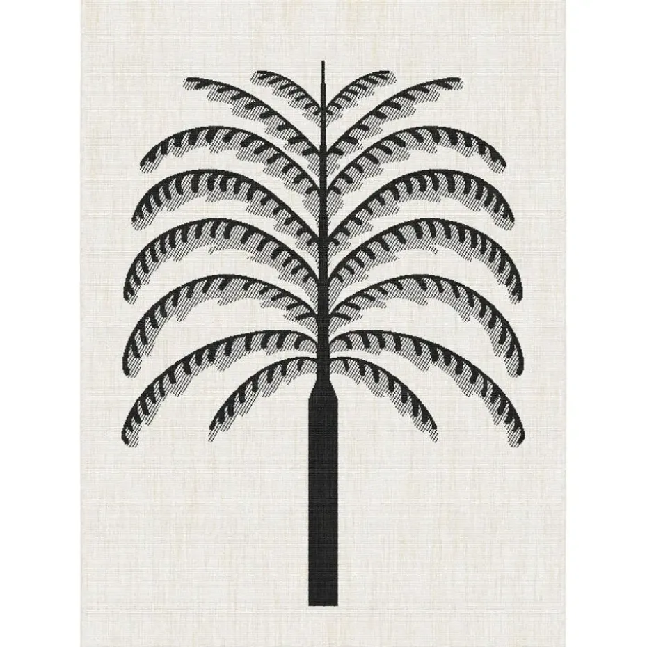 Interieur05 buitenkleed zwart/wit Breeze - 230 x 160 cm