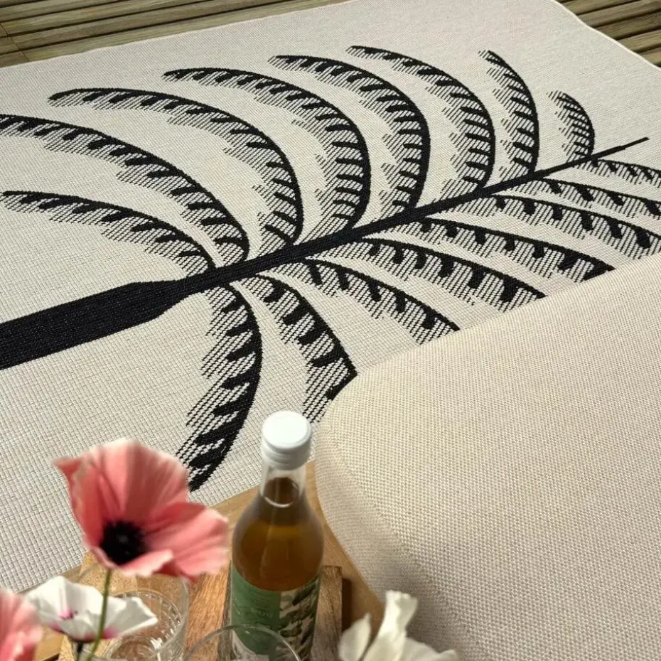 Interieur05 buitenkleed zwart/wit Breeze - 230 x 160 cm