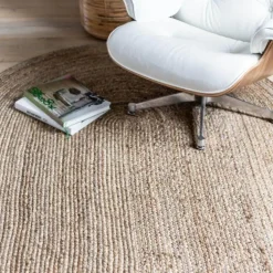 Interieur05 EVA Interior ovaal vloerkleed jute naturel - 120 x 180 cm