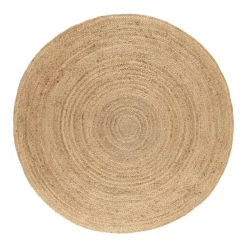 Interieur05 EVA Interior rond vloerkleed Jute naturel - 150 x 150 cm
