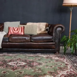 Interieur05 Eva Interior vintage Vloerkleed nain Perzisch Groen - 320 x 235 cm