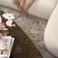 Interieur05 Hoogpolig vloerkleed Nika zand - 240 x 340 cm