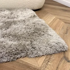 Interieur05 Hoogpolig vloerkleed Nika zand - 240 x 340 cm