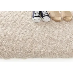Interieur05 Hoogpolig vloerkleed Fender wit/creme - 230 x 160 cm