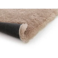 Interieur05 hoogpolig vloerkleed Furr bruin - 80 x 140 cm