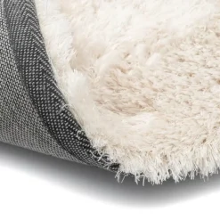 Interieur05 Hoogpolig vloerkleed Odelia beige/wit - 200 x 290 cm