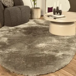 Interieur05 Hoogpolig vloerkleed Odelia beige/wit - 80 x 150 cm