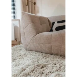 Interieur05 Hoogpolig Vloerkleed Polyester Pilo Beige - 150 x 80 cm