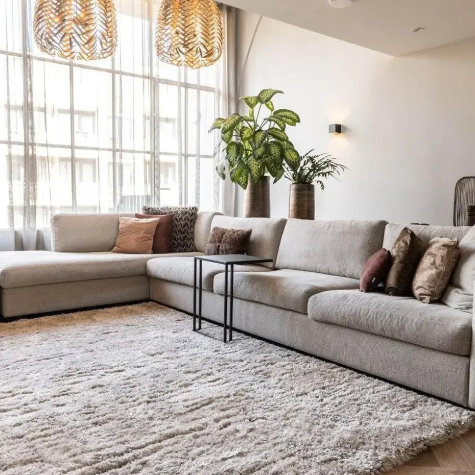 Interieur05 Hoogpolig vloerkleed Fender wit/creme - 340 x 240 cm