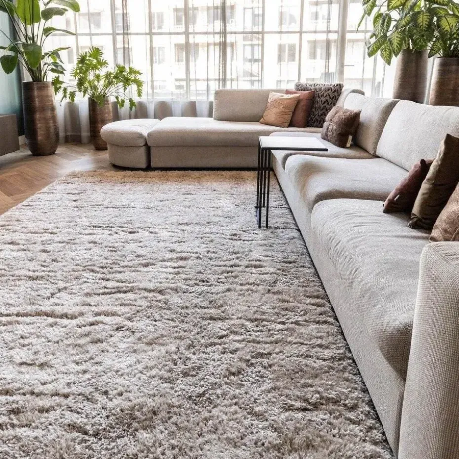 Interieur05 Hoogpolig vloerkleed Fender wit/creme - 340 x 240 cm