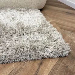 Interieur05 Hoogpolig vloerkleed Nika Ivoor - 240 x 340 cm