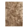 Interieur05 Hoogpolig vloerkleed Odelia Bruin/taupe - 80 x 150 cm