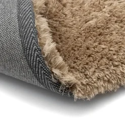 Interieur05 Hoogpolig vloerkleed Odelia Bruin/taupe - 80 x 150 cm