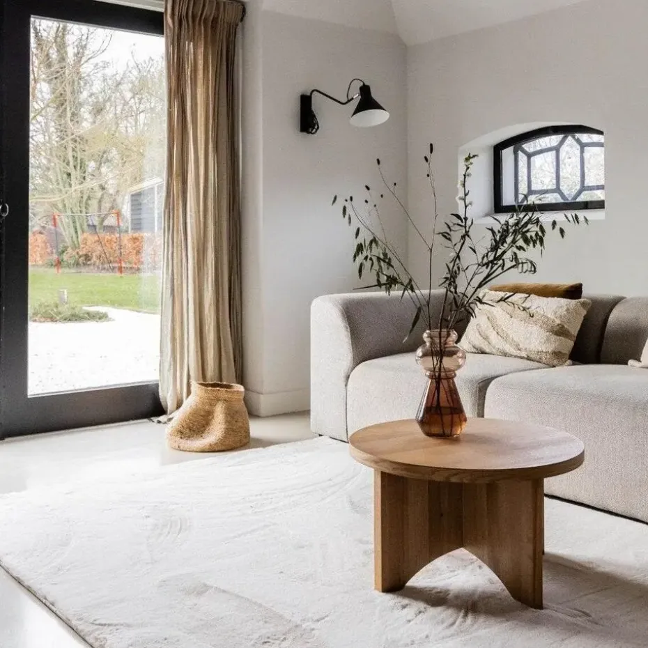 Interieur05 Hoogpolig Vloerkleed Lux Creme - 230 x 160 cm