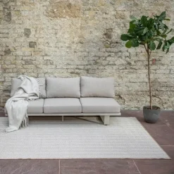 Interieur05 Jute buitenkleed naturel zigzag - 230 x 160 cm