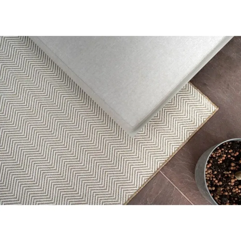 Interieur05 Jute buitenkleed naturel zigzag - 290 x 200 cm