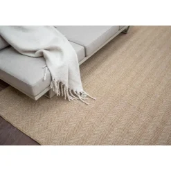 Interieur05 Jute buitenkleed naturel zigzag - 340 x 240 cm