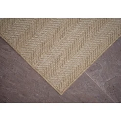Interieur05 Jute buitenkleed naturel zigzag - 340 x 240 cm