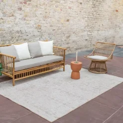 Interieur05 Jute buitenkleed naturel lines - 340 x 240 cm