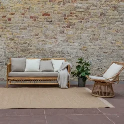 Interieur05 Jute buitenkleed naturel border - 290 x 200 cm