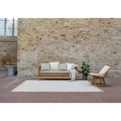 Interieur05 Jute buitenkleed naturel border - 290 x 200 cm