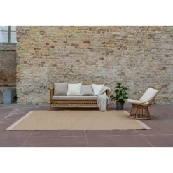 Interieur05 Jute buitenkleed naturel border - 380 x 280 cm