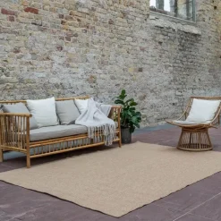 Interieur05 Jute buitenkleed naturel uni - 290 x 200 cm
