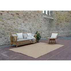 Interieur05 Jute buitenkleed naturel uni - 380 x 280 cm