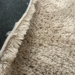 Interieur05 organisch hoogpolig vloerkleed Furr Stone bruin - 160 x 230 cm