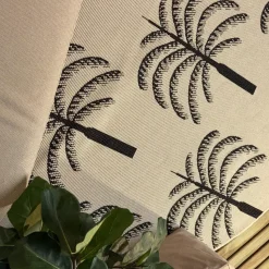 Interieur05 rond buitenkleed zwart/wit Oase - 200 x 200 cm