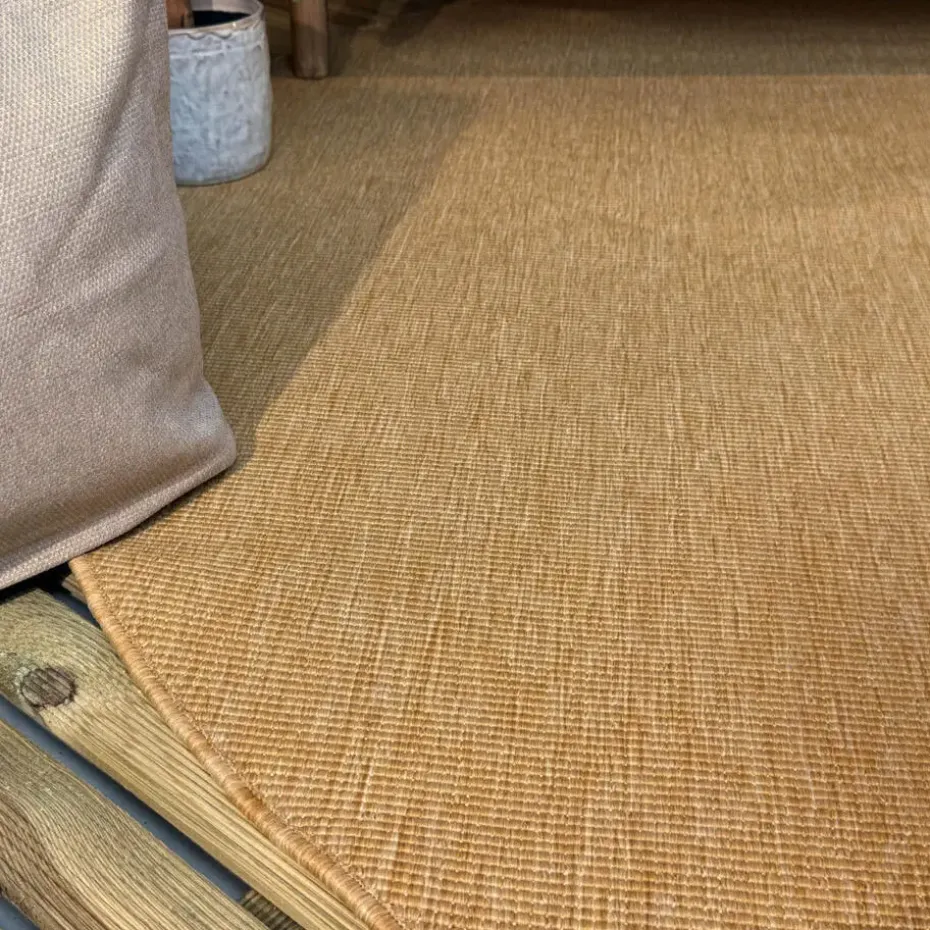 Interieur05 rond buitenkleed geel/okergeel Tone - 240 x 240 cm