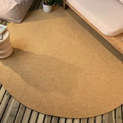 Interieur05 rond buitenkleed geel/okergeel Tone - 240 x 240 cm