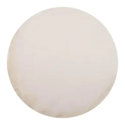 Interieur05 Rond Hoogpolig Vloerkleed Lux Creme - 160 x 160 cm
