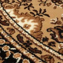 Interieur05 rond vintage Vloerkleed Nain Perzisch bruin - 100 x 100 cm