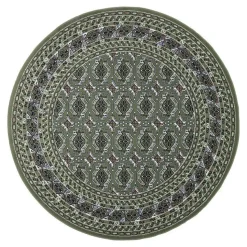 Interieur05 rond vintage vloerkleed Marad groen - 160 x 160 cm