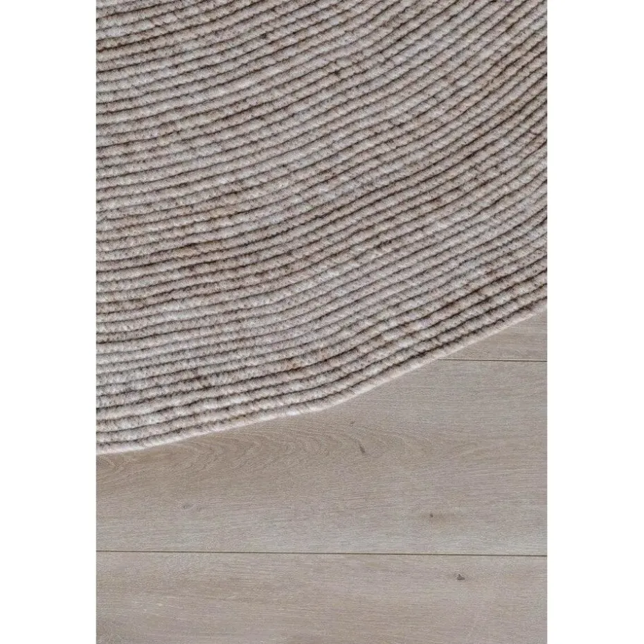 Interieur05 rond vloerkleed Gapo beige - 150 x 150 cm