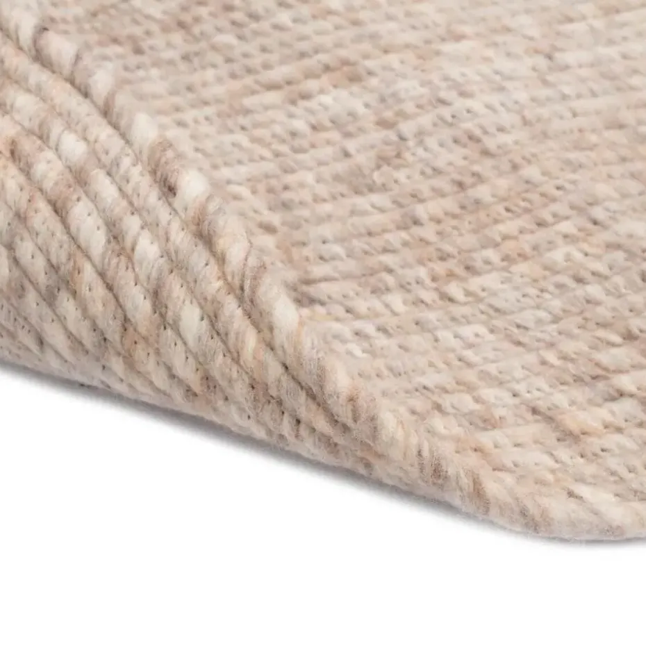 Interieur05 rond vloerkleed Gapo beige - 150 x 150 cm