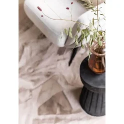 Interieur05 rond vloerkleed Lux beige/taupe - 160 x 160 cm