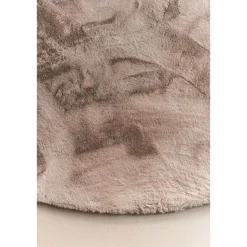 Interieur05 rond vloerkleed Lux beige/taupe - 160 x 160 cm