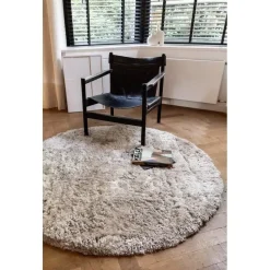 Interieur05 rond vloerkleed Fender wit/creme - 240 x 240 cm