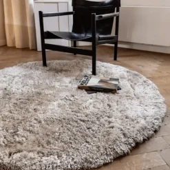 Interieur05 rond vloerkleed Fender wit/creme - 240 x 240 cm