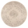 Interieur05 rond vloerkleed Keshan zand/beige - 160 x 160 cm