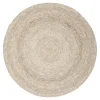 Interieur05 rond vloerkleed Gapo grijs/bruin - 250 x 250 cm