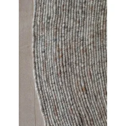 Interieur05 rond vloerkleed Gapo grijs/bruin - 250 x 250 cm