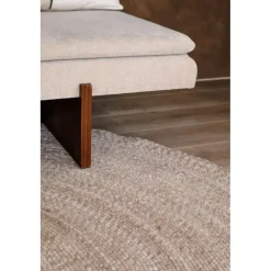 Interieur05 rond vloerkleed Gapo beige - 220 x 220 cm