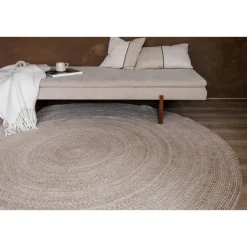 Interieur05 rond vloerkleed Gapo beige - 250 x 250 cm
