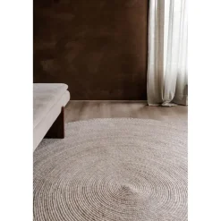Interieur05 rond vloerkleed Gapo beige - 250 x 250 cm