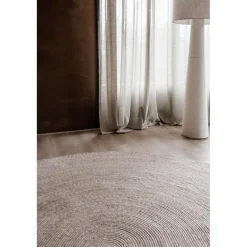 Interieur05 rond vloerkleed Gapo beige - 250 x 250 cm