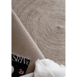 Interieur05 rond vloerkleed Gapo beige - 250 x 250 cm