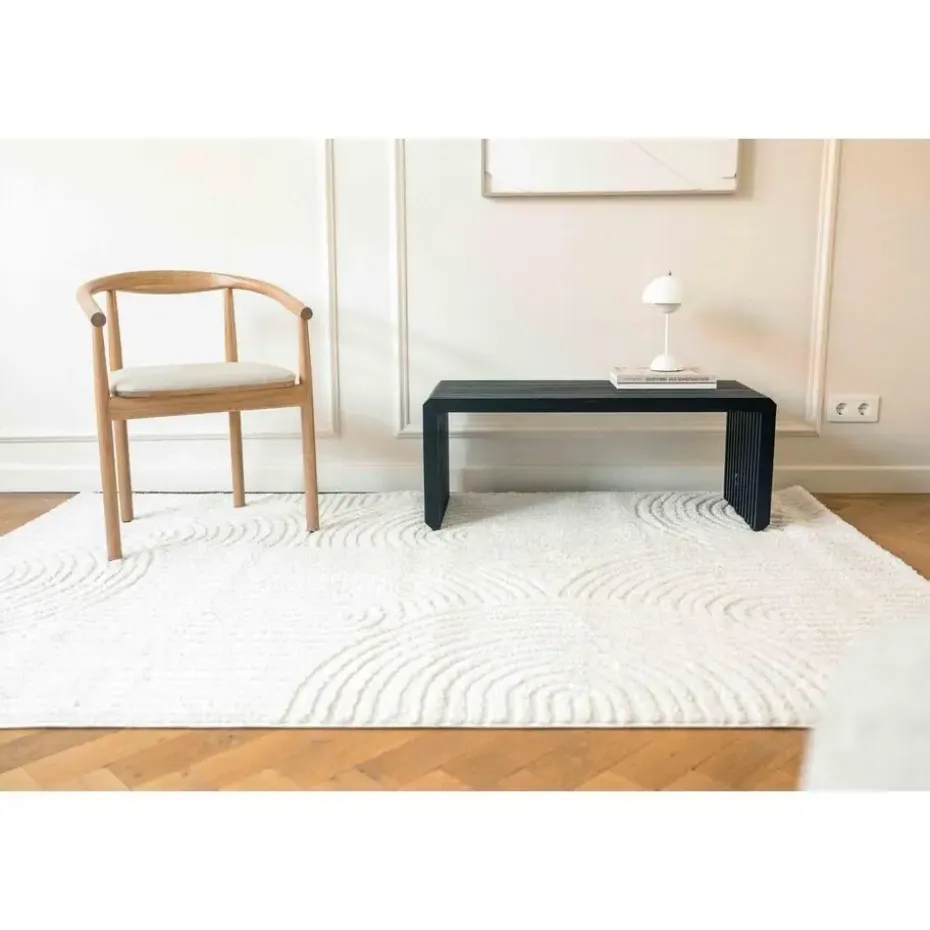 Interieur05 Scandinavisch Vloerkleed Oskar Creme/Wit - 330 x 240 cm